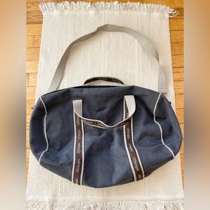 JP Morgan Logo Scarborough & Tweed Duffle Strap Banker Bag Finance Investment